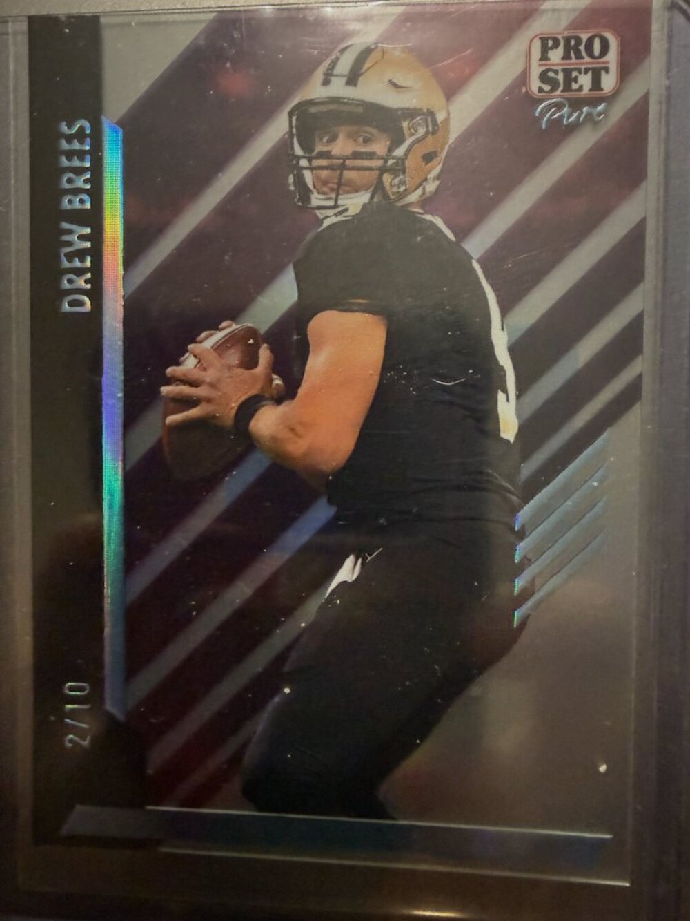 Drew Brees 38 | 2024 Leaf Pro Set Pure | Holo 2/10